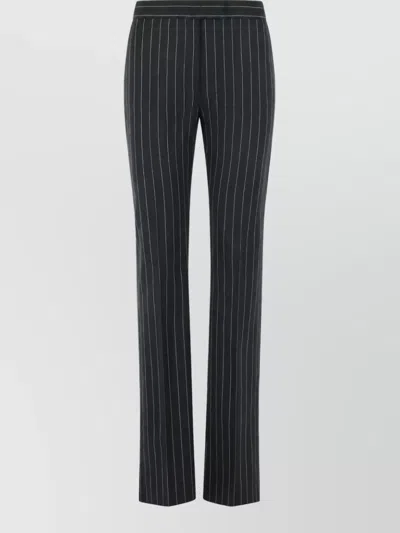 Sportmax Wool Slim Flared Tailored Trousers