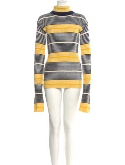Pre-owned Sportmax Wool Striped Sweater W/ Tags In Multi