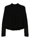 Sportmax Wool Turtle-neck Jumper In Black