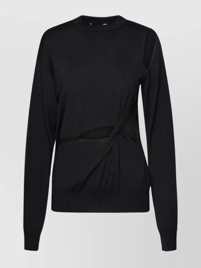 Sportmax Black Virgin Wool Sweater