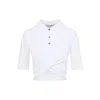 Sportmax White Shaker Polo In White