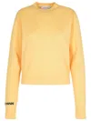 Sportmax 'agadir1234' Ivory Wool Blend Sweater In Yellow