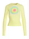 Sportmax Terry Top With Colorful Print In Yellow