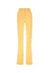 Sportmax Viscose Persia Pant Belt Loops In Yellow