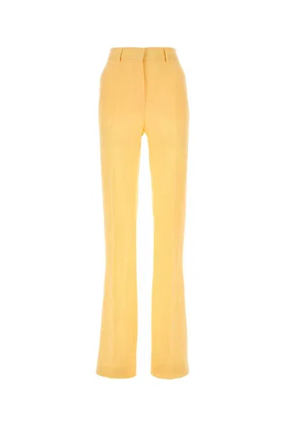 SPORTMAX YELLOW VISCOSE PERSIA PANT