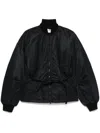 Sportmax Zebu Fitted Bomber Jacket In Black