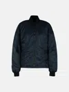 Sportmax 'zebu' Black Nylon Bomber Jacket In Black