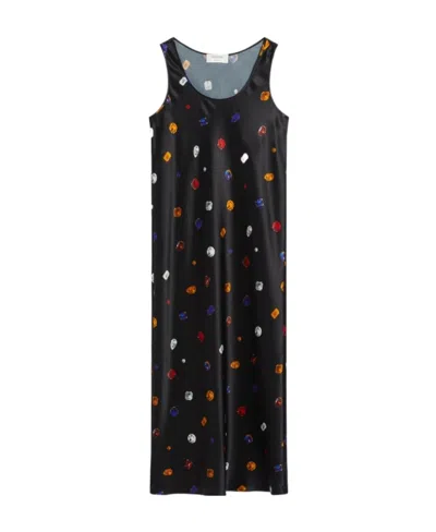 Sportmax Zelia Sleeveless Printed Dress In Black