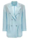 Sportmax Zelig Crinkled-finish Blazer