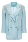 Sportmax Zelig Crinkled-finish Blazer