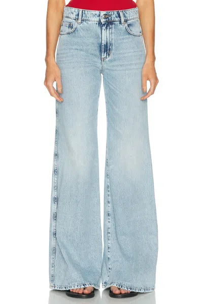 Sportmax Zero Flare Leg In Blue