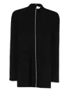 Sportmax Zip-up Dress In Black