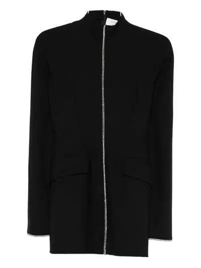 Sportmax Zip-up Dress In Black