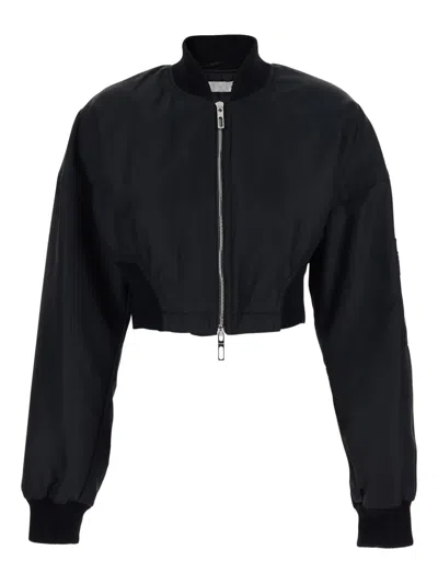 SPORTMAX ZIPPED BOMBER JACKET