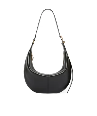 Sportmax Zippered Shoulder Bag In Black