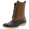 Sporto Ariel Womens Faux Leather Ankle Rain Boots In Multi