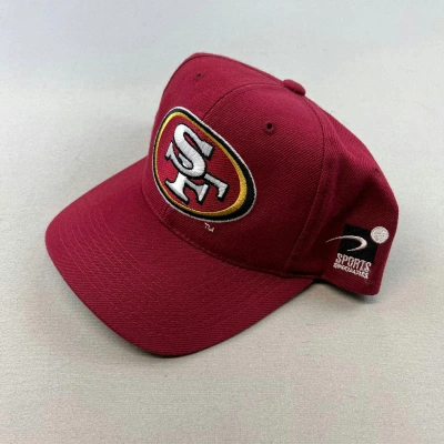 Pre-owned Sports Specialties X Vintage Sports Specialties San Francisco 49ers Snapback Hat In Red
