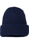 Sportsman 12 Chunky Knit Cuffed Beanie In Blue
