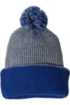 Sportsman 12 Knit Speckled Pom-pom Beanie In Multi