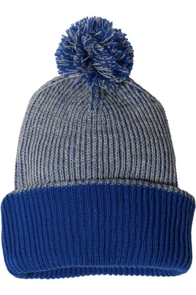Sportsman 12 Knit Speckled Pom-pom Beanie In Multi