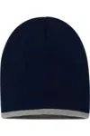 Sportsman 8 Bottom-striped Knit Beanie In Multi