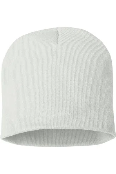 Sportsman 8 Knit Beanie In White