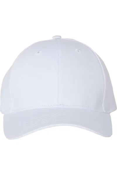 Sportsman Adult Cotton Twill Cap In White