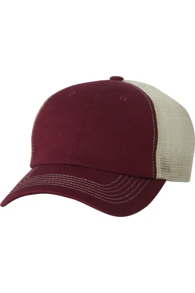 Sportsman Contrast-stitch Mesh-back Cap In Multi