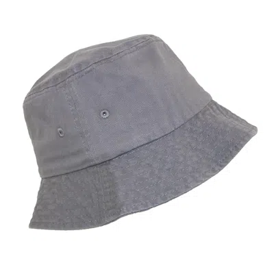 Sportsman Cotton Twill Packable Travel Bucket Hat In Grey
