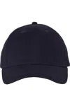 Sportsman Heavy Brushed Twill Structured Cap In Blue