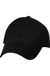 Sportsman Heavy Brushed Twill Unstructured Cap In Black