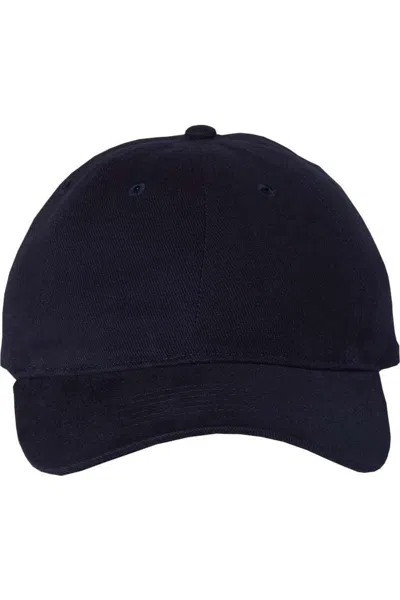 Sportsman Heavy Brushed Twill Unstructured Cap In Blue