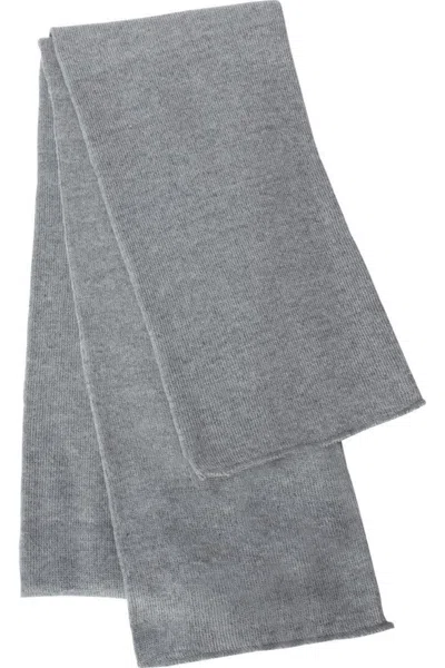 Sportsman Knit Scarf In Grey