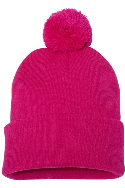 Sportsman Pom-pom 12 Knit Beanie