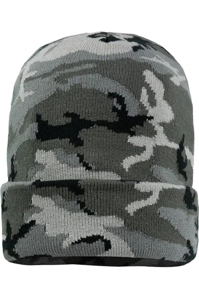 Sportsman Solid 12 Cuffed Beanie In Grey