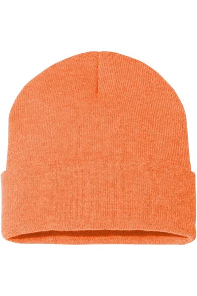 Sportsman Solid 12 Cuffed Beanie In Red