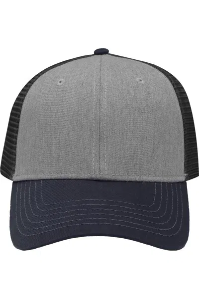 Sportsman Traditional Lo-pro Mesh Back Trucker Fit Cap In Grey