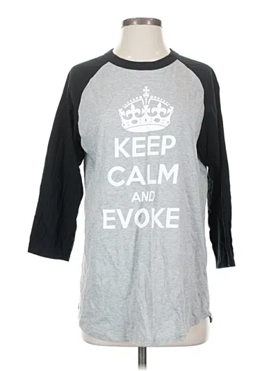 Pre-owned Sport-tek 3/4 Sleeve T-shirt In Silver