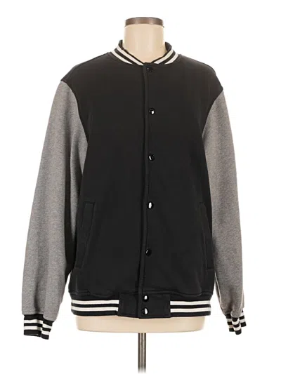 Pre-owned Sport-tek Cardigan Sweater In Black