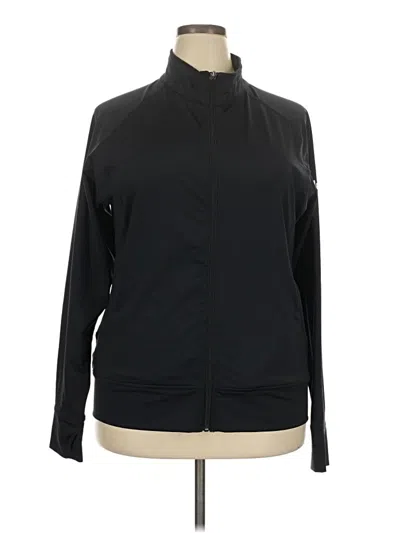 Pre-owned Sport-tek Cardigan Sweater In Black