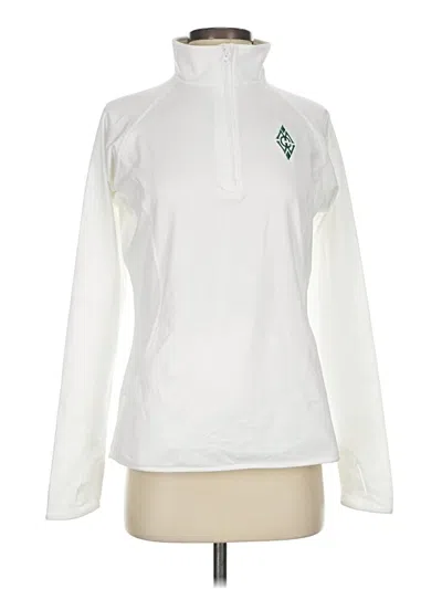 Pre-owned Sport-tek Fleece Jacket In White