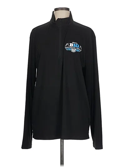 Pre-owned Sport-tek Long Sleeve Polo Shirt In Black