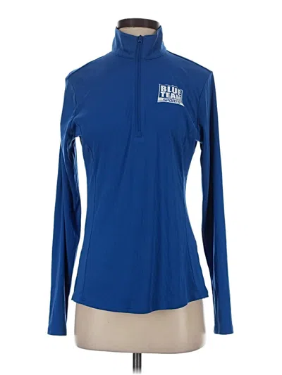 Pre-owned Sport-tek Long Sleeve Polo Shirt In Blue