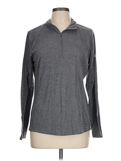 Pre-owned Sport-tek Long Sleeve Polo Shirt In Gray