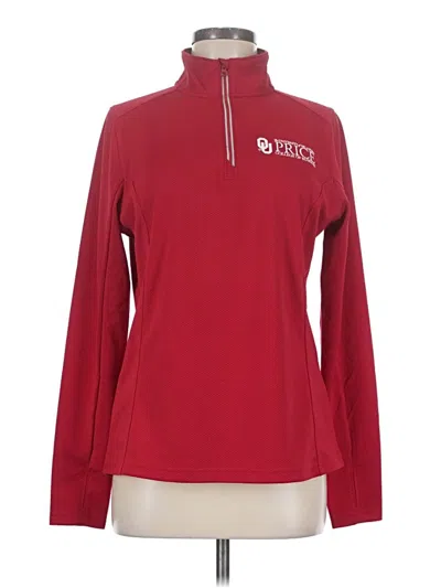 Pre-owned Sport-tek Long Sleeve Polo Shirt In Red