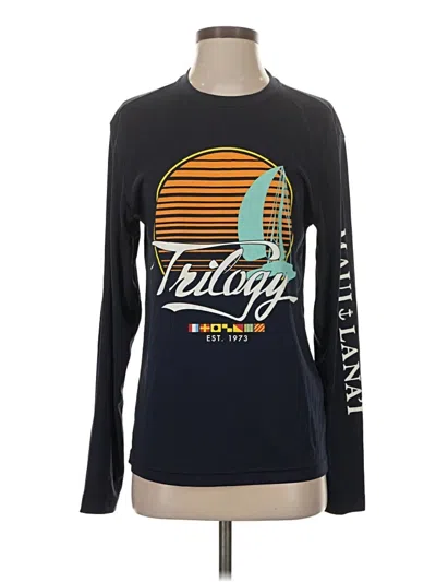 Pre-owned Sport-tek Long Sleeve Top Black Crew Neck Tops