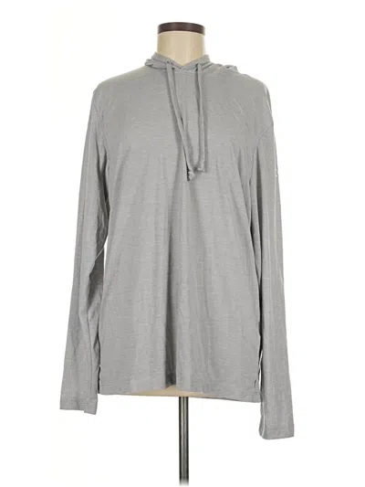 Pre-owned Sport-tek Long Sleeve Top Gray Cowl Neck Tops