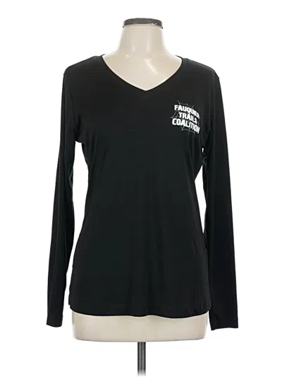 Pre-owned Sport-tek Long Sleeve T-shirt In Black