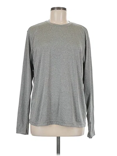 Pre-owned Sport-tek Long Sleeve T-shirt In Gray