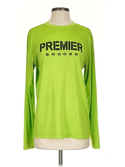 Pre-owned Sport-tek Long Sleeve T-shirt In Green